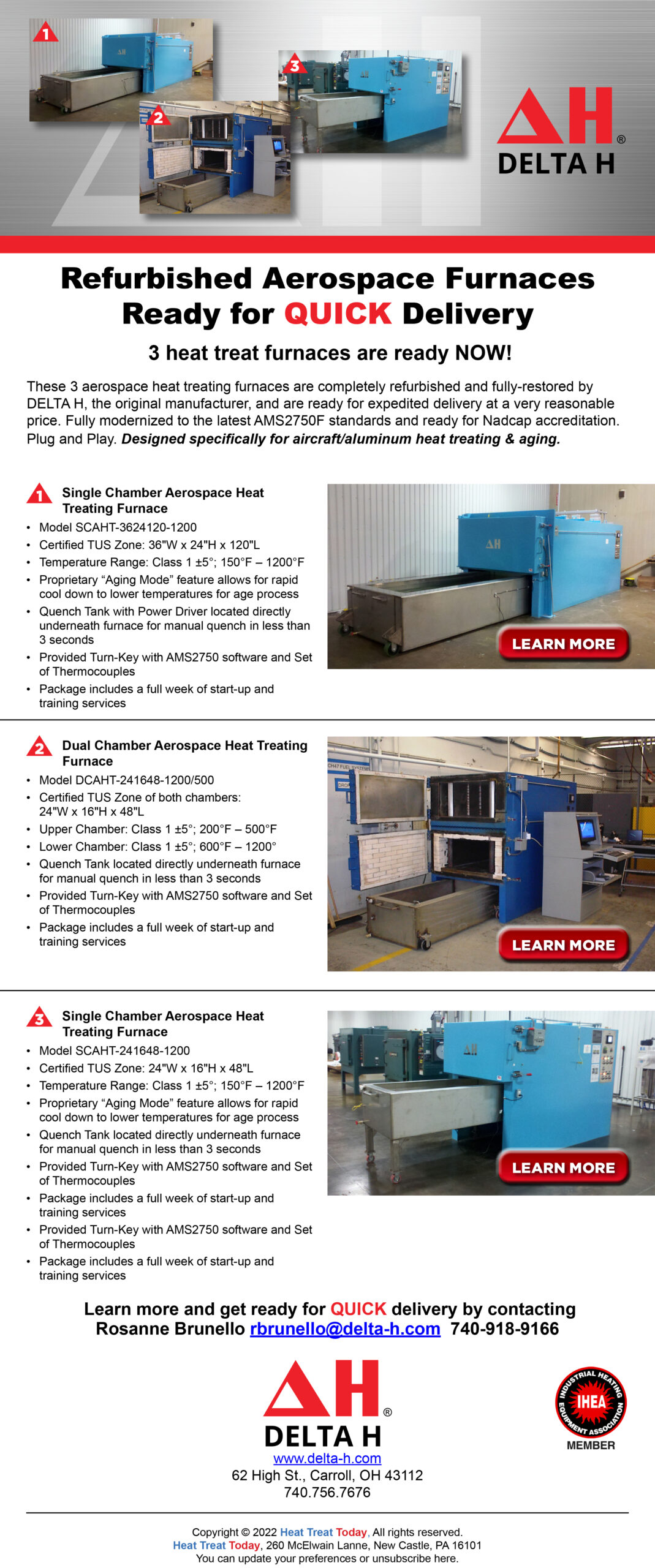 Heat Treat Custom E-Blasts